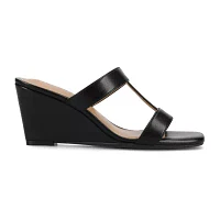 Journee Collection Womens Clodie Wedge Sandals