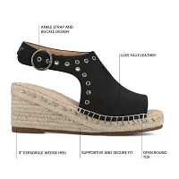 Journee Collection Womens Crisie Wedge Sandals
