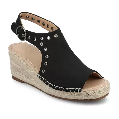 Journee Collection Womens Crisie Wedge Sandals