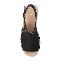 Journee Collection Womens Crisie Wedge Sandals