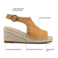 Journee Collection Womens Crisie Wedge Sandals