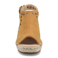 Journee Collection Womens Crisie Wedge Sandals