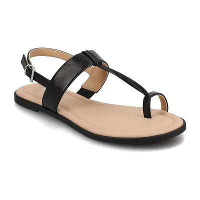 Journee Collection Womens Gerra Flat Sandals
