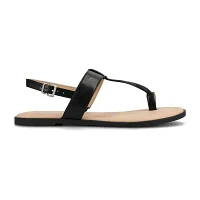 Journee Collection Womens Gerra Flat Sandals