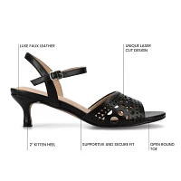 Journee Collection Womens Jessly Heeled Sandals