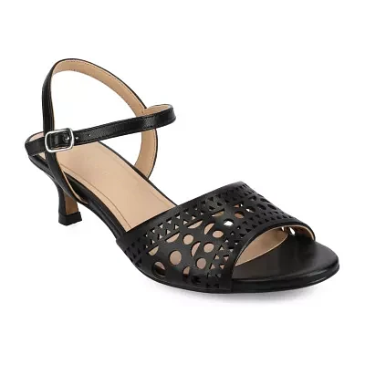 Journee Collection Womens Jessly Heeled Sandals