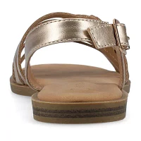 Journee Collection Womens Solay Flat Sandals