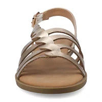Journee Collection Womens Solay Flat Sandals