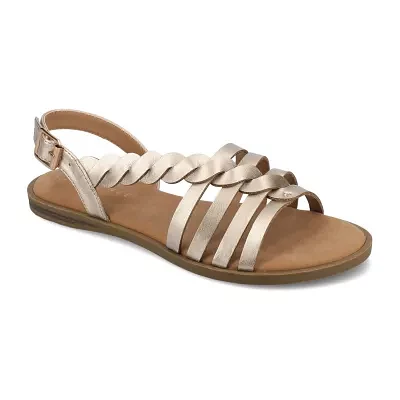 Journee Collection Womens Solay Flat Sandals
