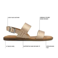 Journee Collection Womens Lavine Flat Sandals