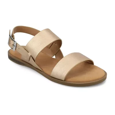 Journee Collection Womens Lavine Flat Sandals