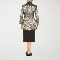 Giovanna Collection 2-pc. Animal Skirt Suit