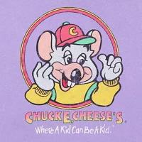 Juniors Chuck E. Cheese'S Oversized Tee Womens Crew Neck Short Sleeve Graphic T-Shirt