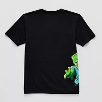 Little & Big Boys Crew Neck Short Sleeve Minecraft Graphic T-Shirt