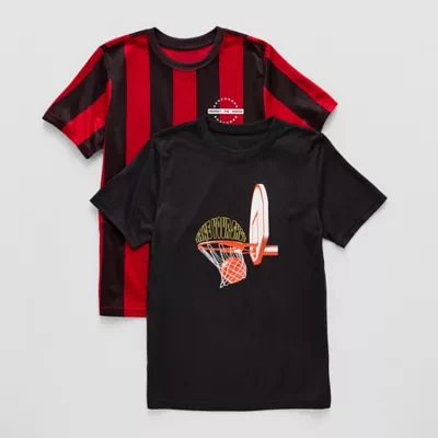 Xersion Little & Big Boys 2-pc. Crew Neck Short Sleeve Graphic T-Shirt