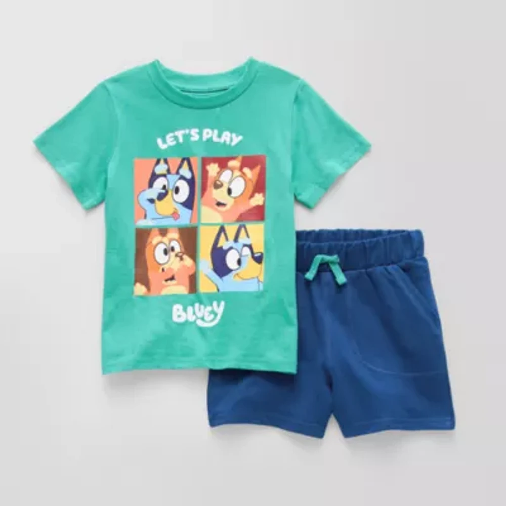 Toddler Boys 2-pc. Bluey Short Set