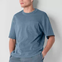 Arizona Mens Short Sleeve Boxy Fit Pocket T-Shirt