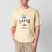 Arizona Mens Short Sleeve Boxy Fit Graphic T-Shirt