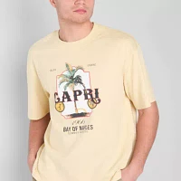 Arizona Mens Short Sleeve Boxy Fit Graphic T-Shirt