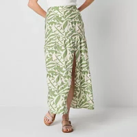 by&by Womens Mid Rise Maxi Skirt - Juniors