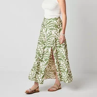 by&by Womens Mid Rise Maxi Skirt - Juniors