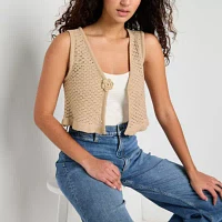 Arizona Womens Sweater Vest Juniors