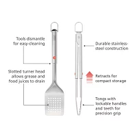 Joseph Joseph Grillout BBQ 2-pc. Turner and Tongs Set