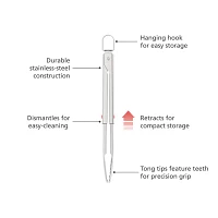 Joseph Joseph Grillout BBQ Tongs with Retractable Head
