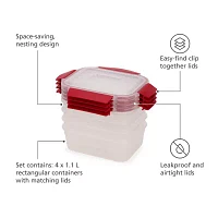 Joseph Joseph Nest Lock 8-pc. Rectangular Food Storage Set