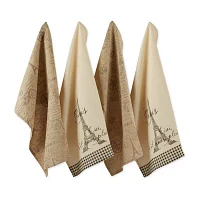 Design Imports Pairs 4-pc. Dish Towel Set