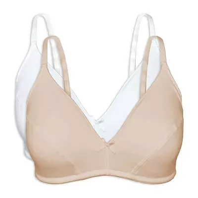 Bestform Cotton Wireless Bra with Lightly Lined Cups 2pk- 5006255