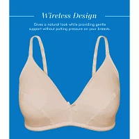 Bestform Cotton Wireless Bra with Lightly Lined Cups 2pk- 5006255