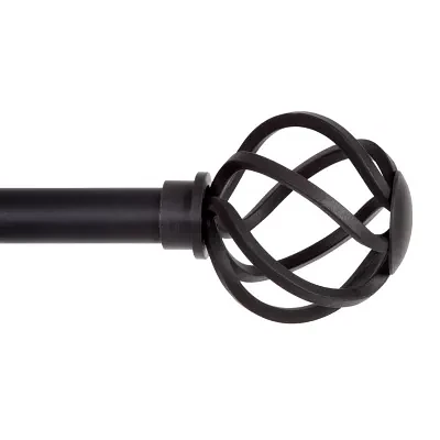 Kenney Cage Ball 5/8 Adjustable Curtain Rod