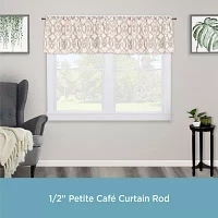 Kenney Jillian Petite Marble Ball 1/2 Adjustable Curtain Rod