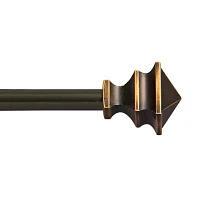 Kenney Arts & Crafts Petite Square 1/2 Adjustable Curtain Rod