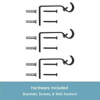 Kenney Mae Ball 5/8 Adjustable Curtain Rod