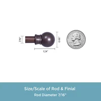 Kenney Fiona Cafe 7/16 Adjustable Curtain Rod