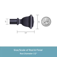 Kenney Easton 1/2 IN Adjustable Curtain Rod