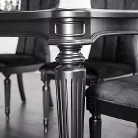 Melodi Parc Rectangular Wood-Top Dining Table
