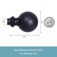 Kenney Newbury 5/8 Adjustable Curtain Rod