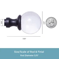 Kenney Finley 5/8 IN Adjustable Curtain Rod