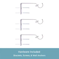 Kenney Bora 3/4 IN Adjustable Curtain Rod
