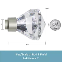 Kenney Nadia 1 IN Adjustable Curtain Rod