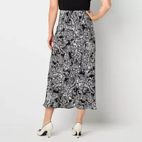 Liz Claiborne Womens Long A-Line Skirt