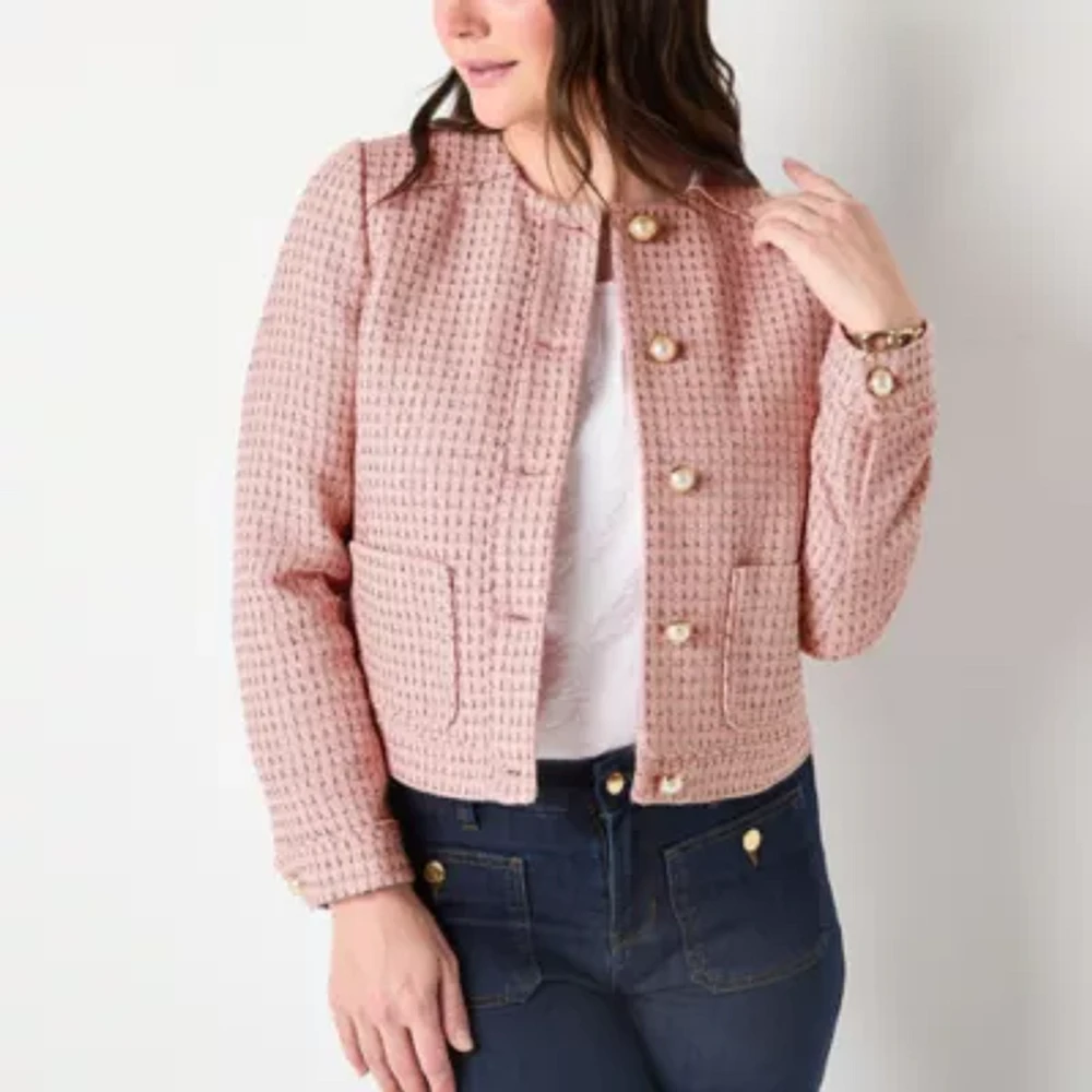 Liz Claiborne Womens Regular Fit Blazer