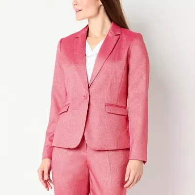 Liz Claiborne Kate Shine Womens Regular Fit Blazer