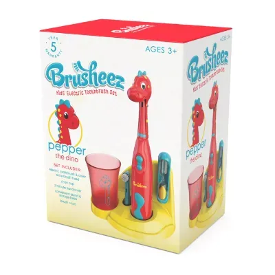 Brusheez Kid's Electric Toothbrush Set - Pepper the Dinosaur