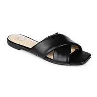 Journee Collection Womens Carlotta Slide Sandals