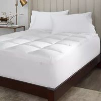 Fieldcrest Luxury Sateen Pillow Top Antimicrobial Treated Mattress Pad