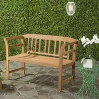 Porterville Acacia Wood Patio Bench